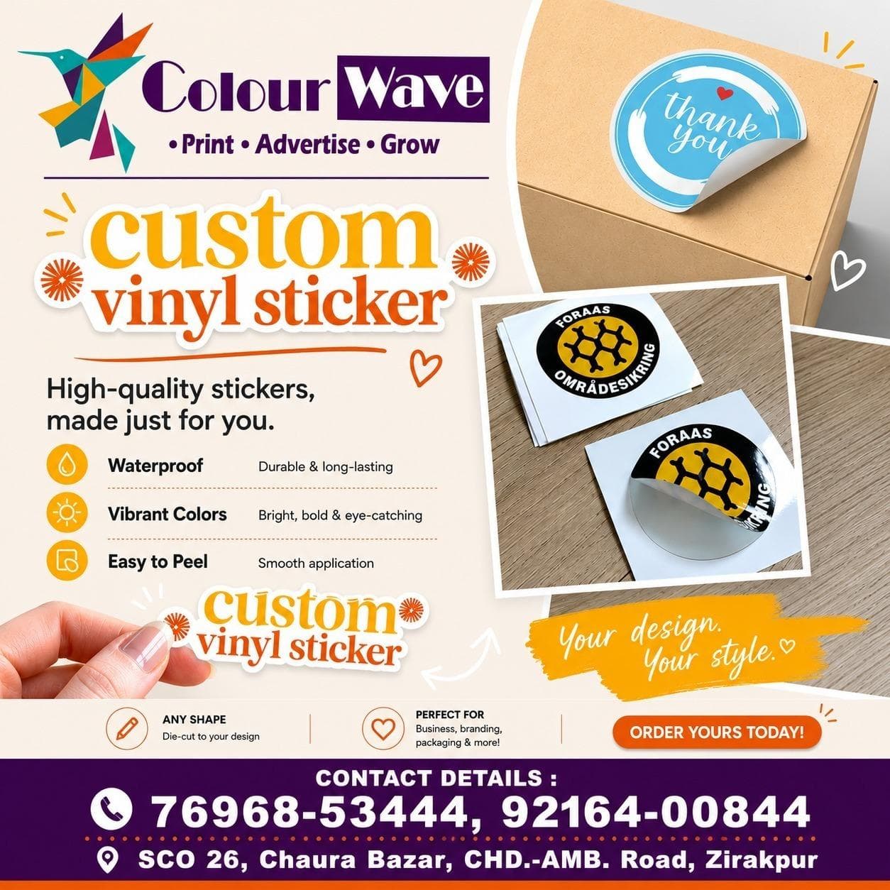 Vinyl stickers