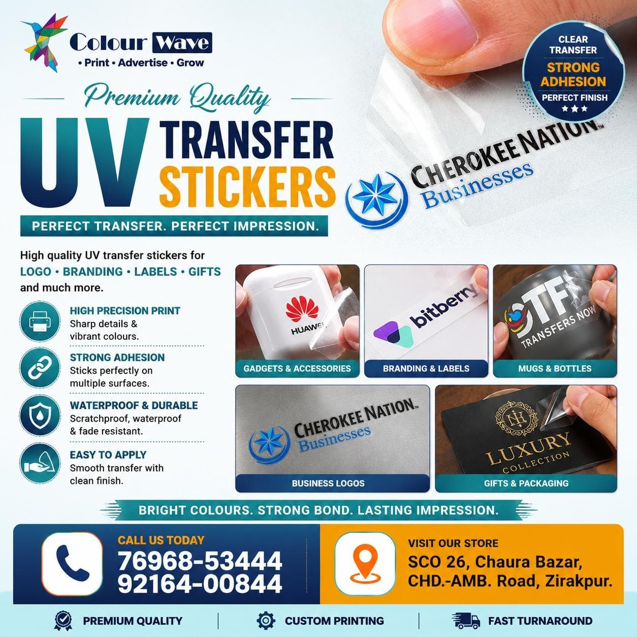 UV DTF transfers